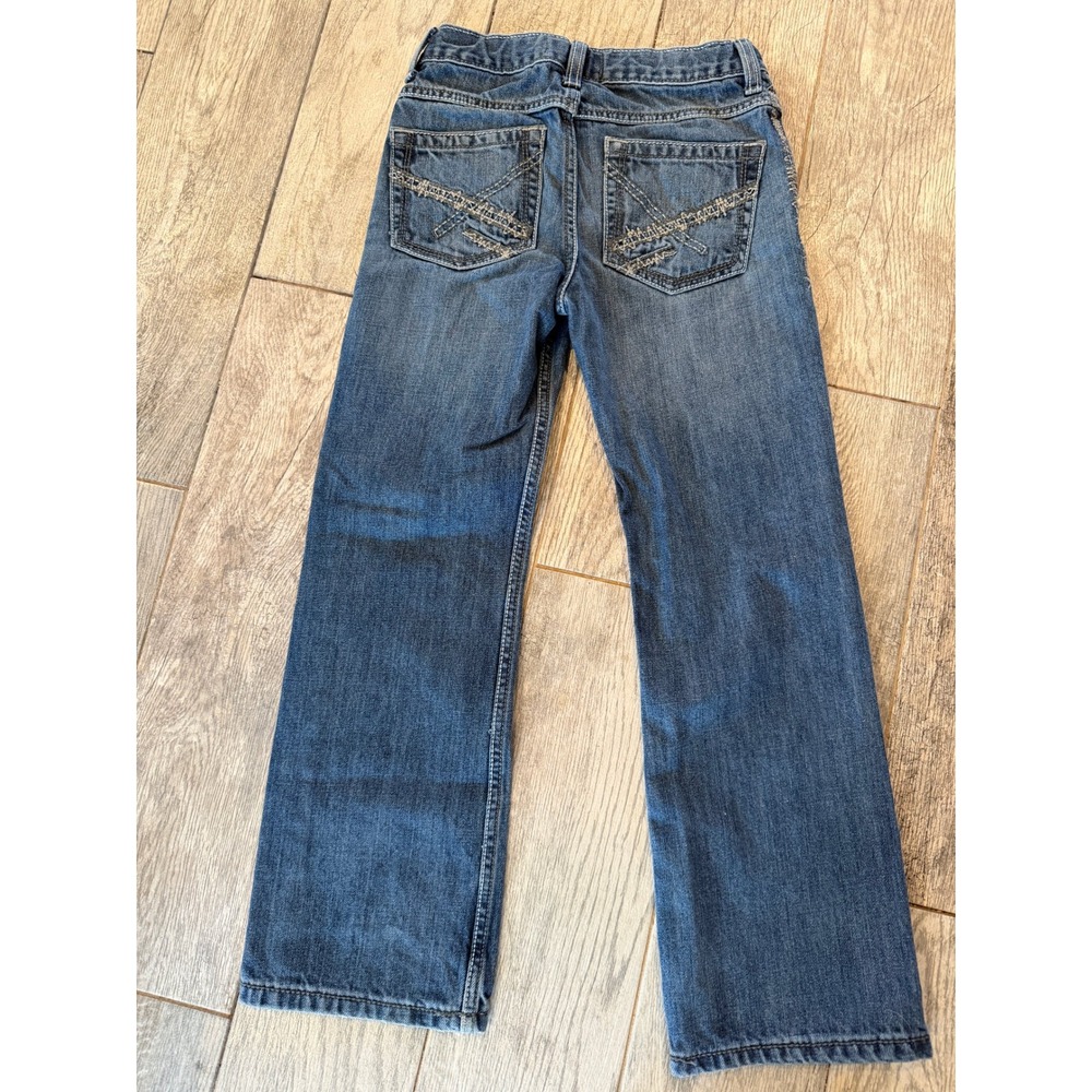 Wrangler 20X Jeans 11 Regular Boys Denim Jean Straight Leg Embroidered Western
